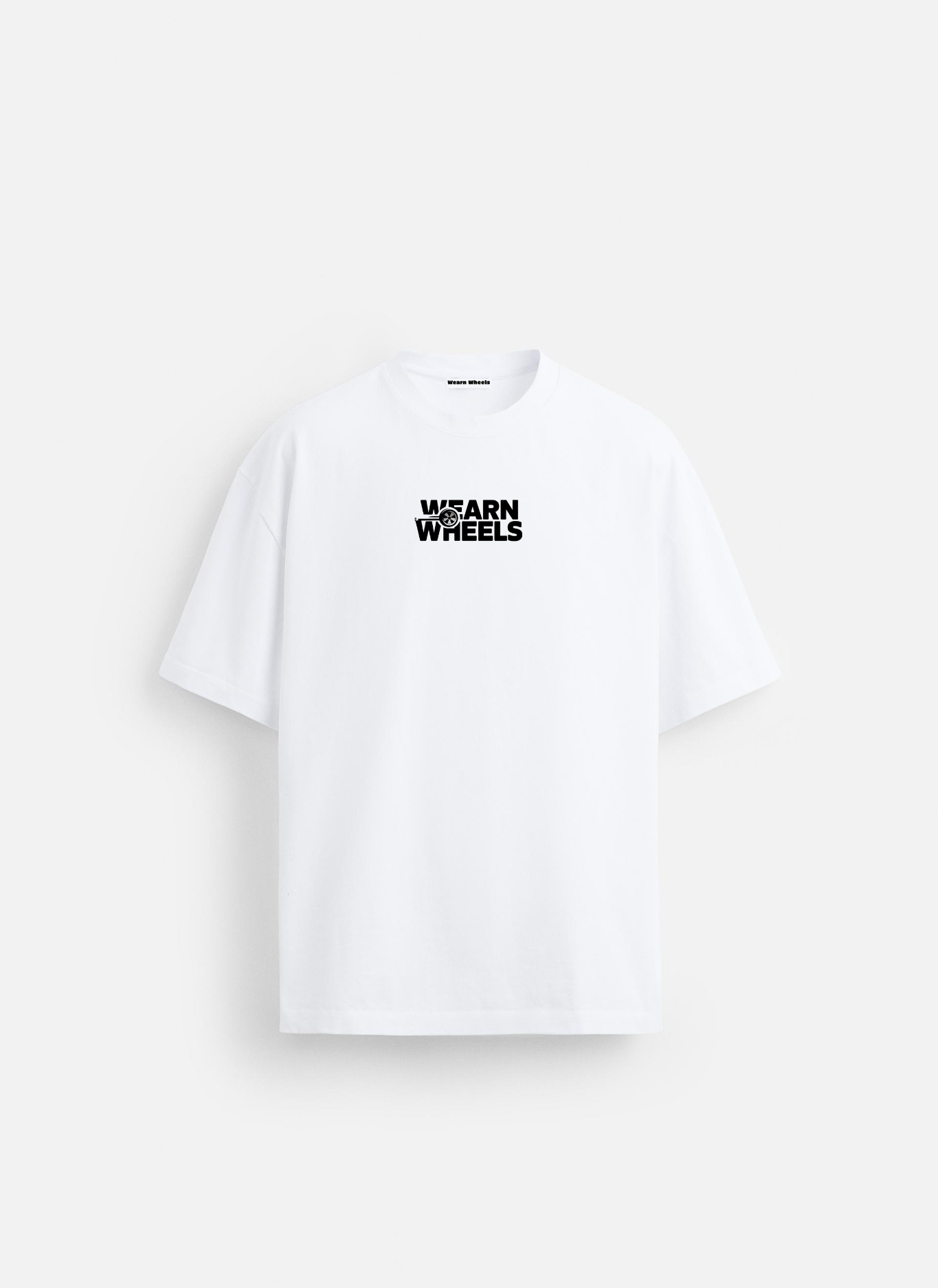WHITE OVERSIZED FERRARI F1 T SHIRT