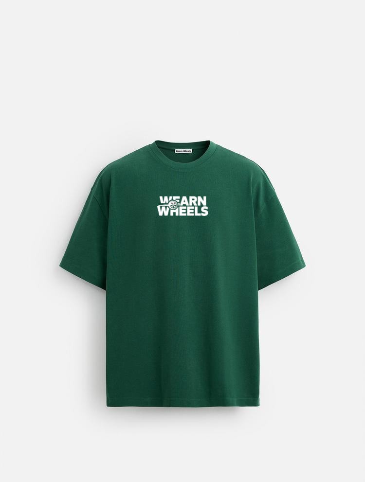 GREEN OVERSIZED 911 T SHIRT
